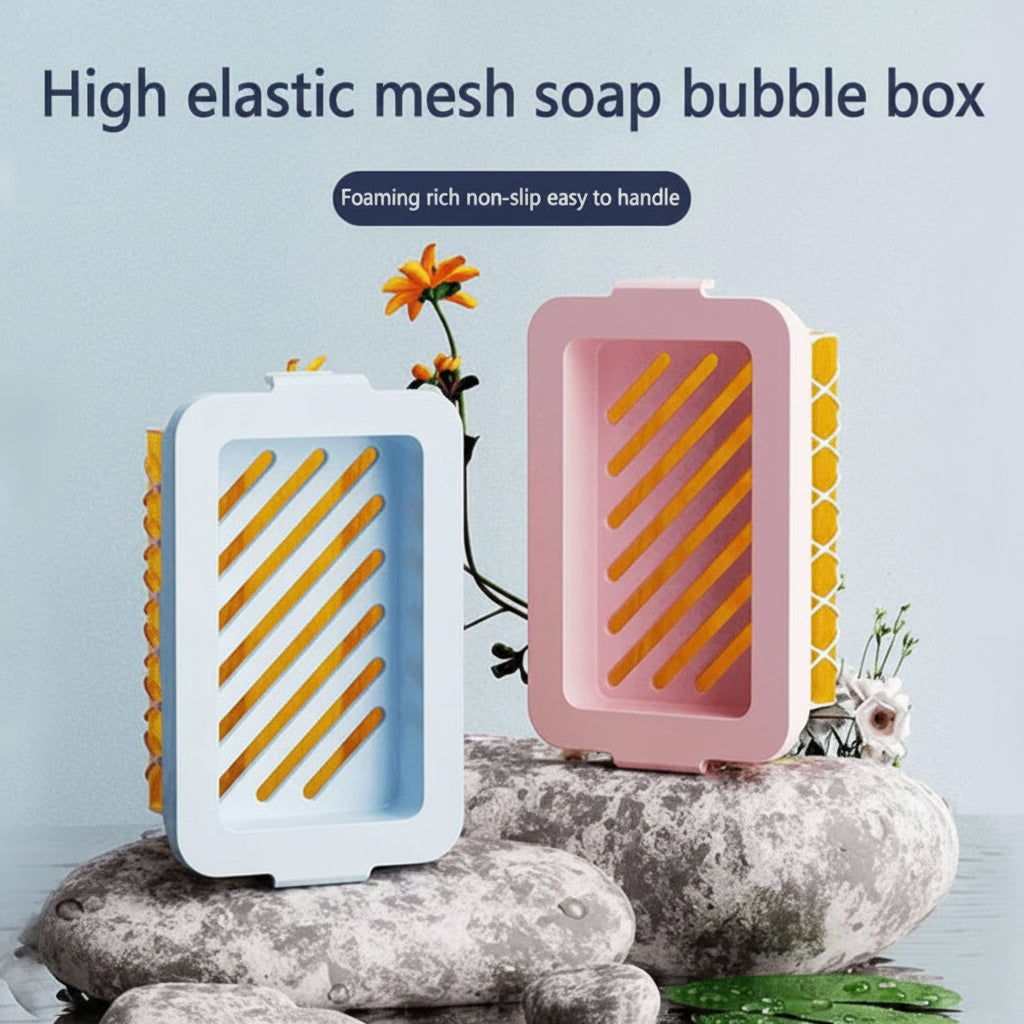 Elastic Mesh Soap Holder Quick Draining