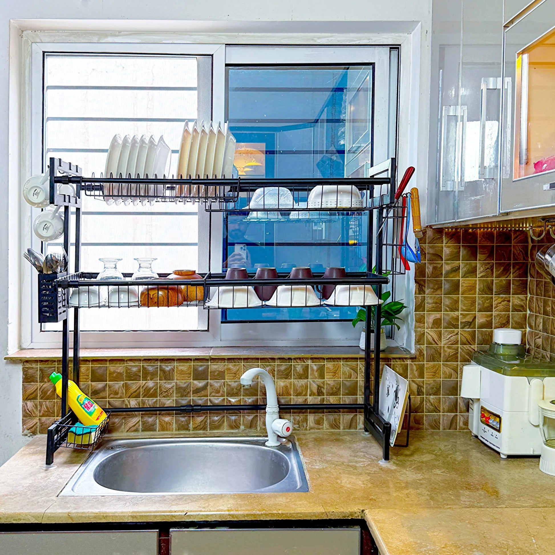 Double Layer Sink Rack