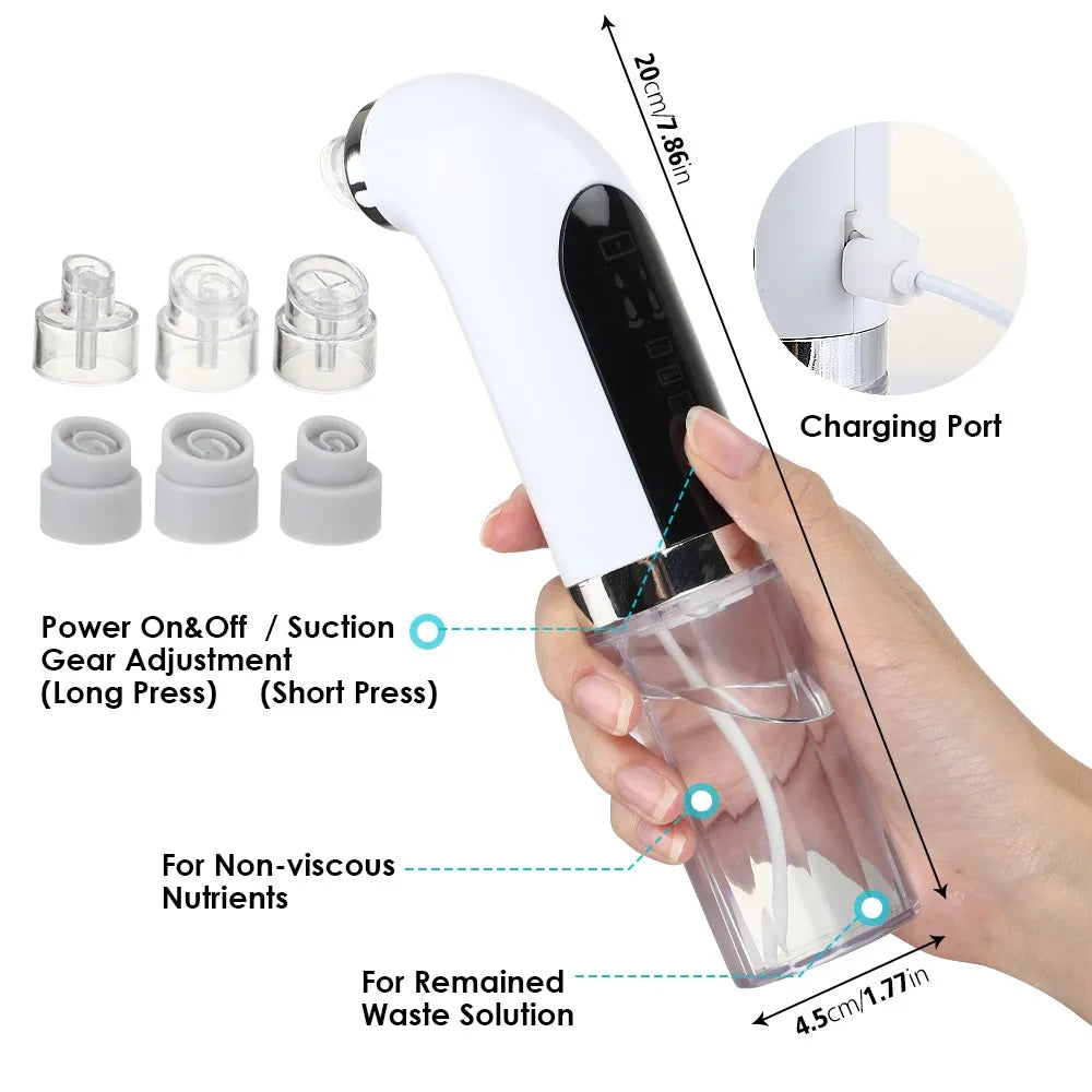 Hydra Facial Black Head Remover Pore Vacuum Micro Bubble Pore Cleansing Machine