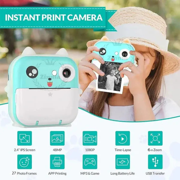 Mini Pocket Instant Camera Printer