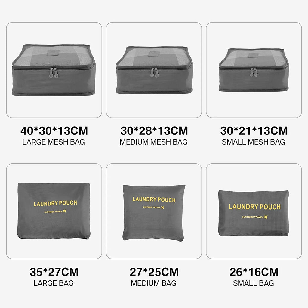 Original & Imported Travel Storage Bag Set -  6Pcs