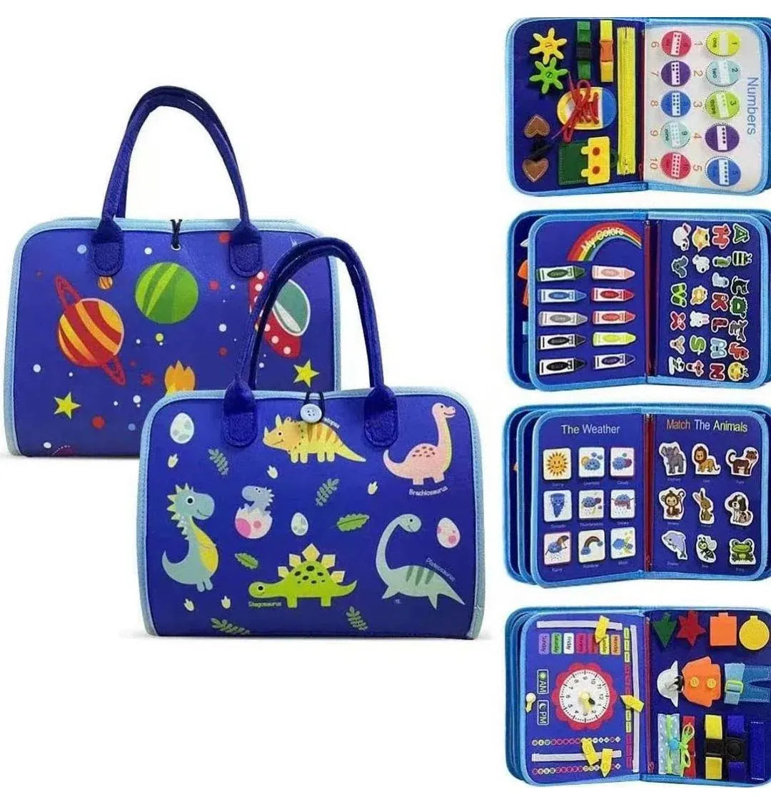 Busy Book - 8 Pages - Preschool Children Learning Toys