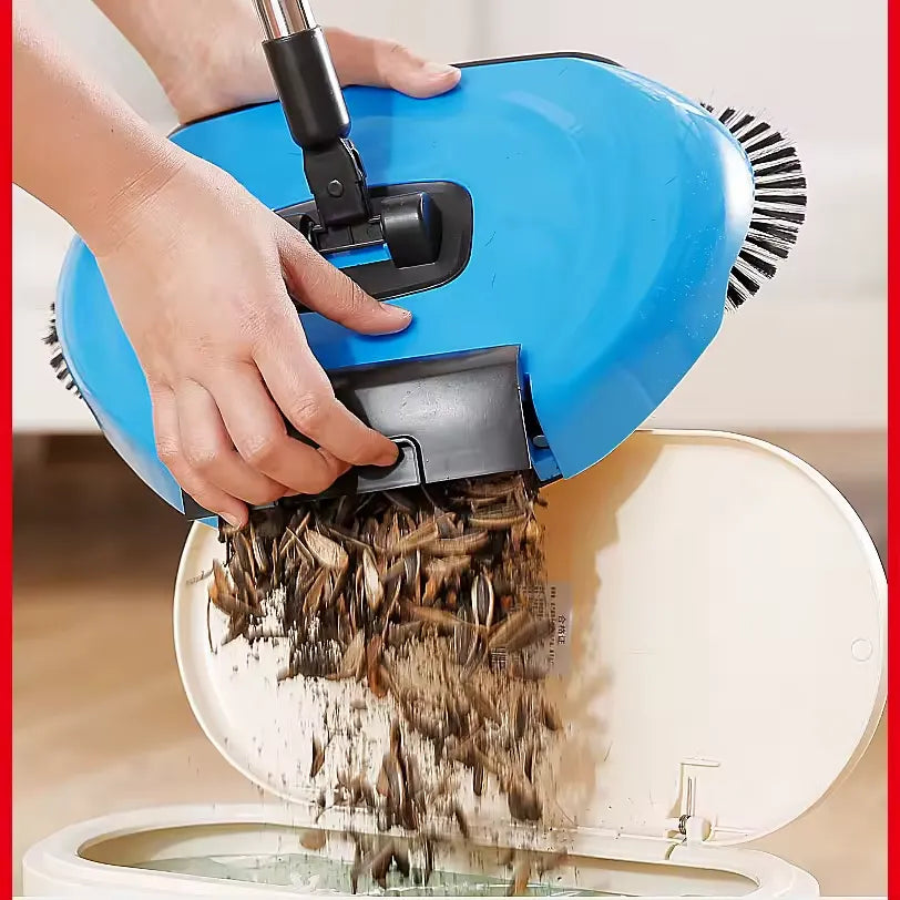 4-in-1 Hand Push Magic Broom Sweeper and Mop