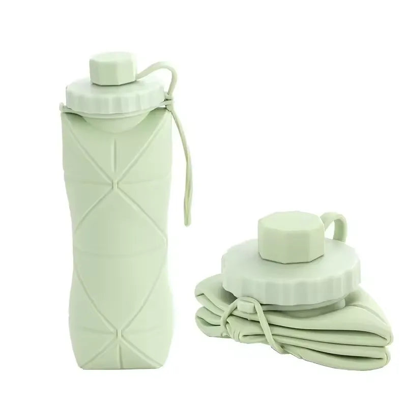 Silicone Folding Portable Reusable Bottle - 600ml