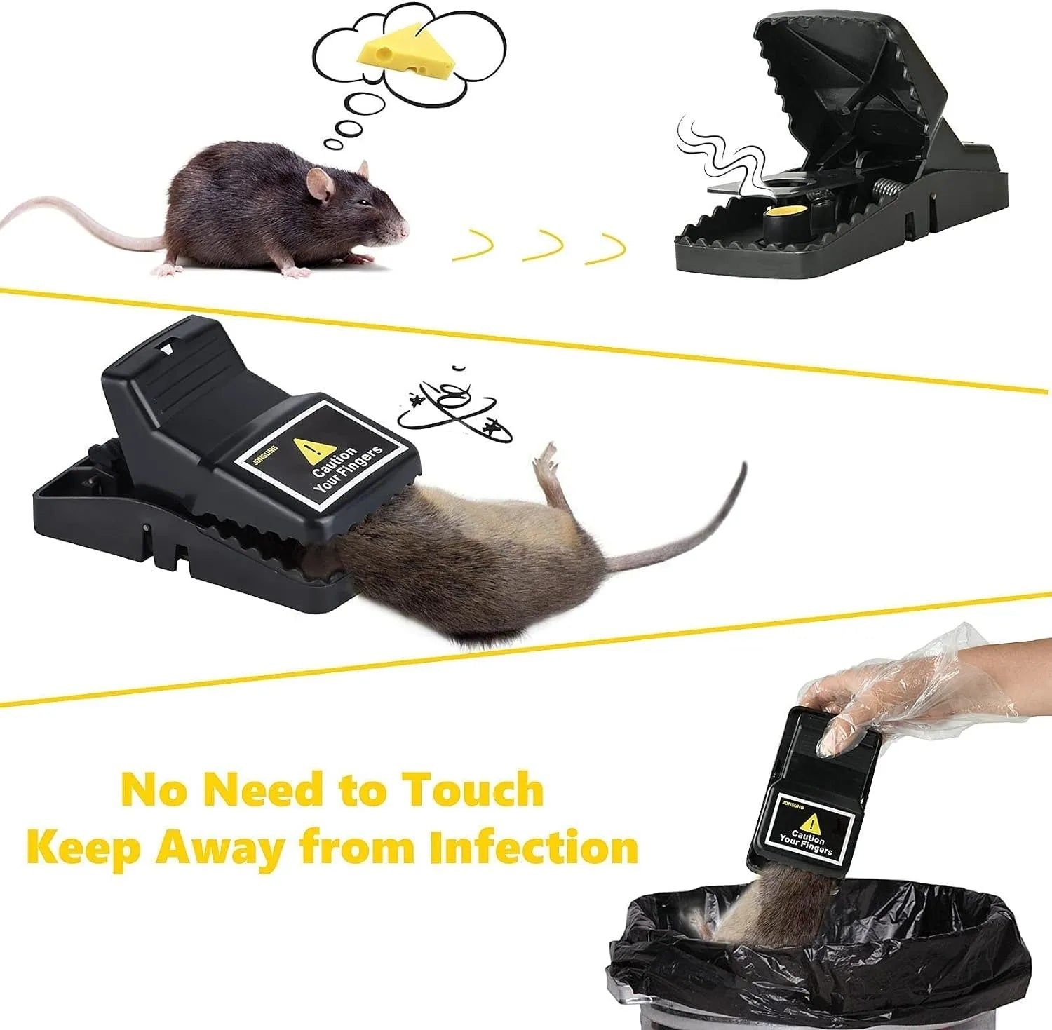 Heavy Duty Mouse Trap Mice Catcher