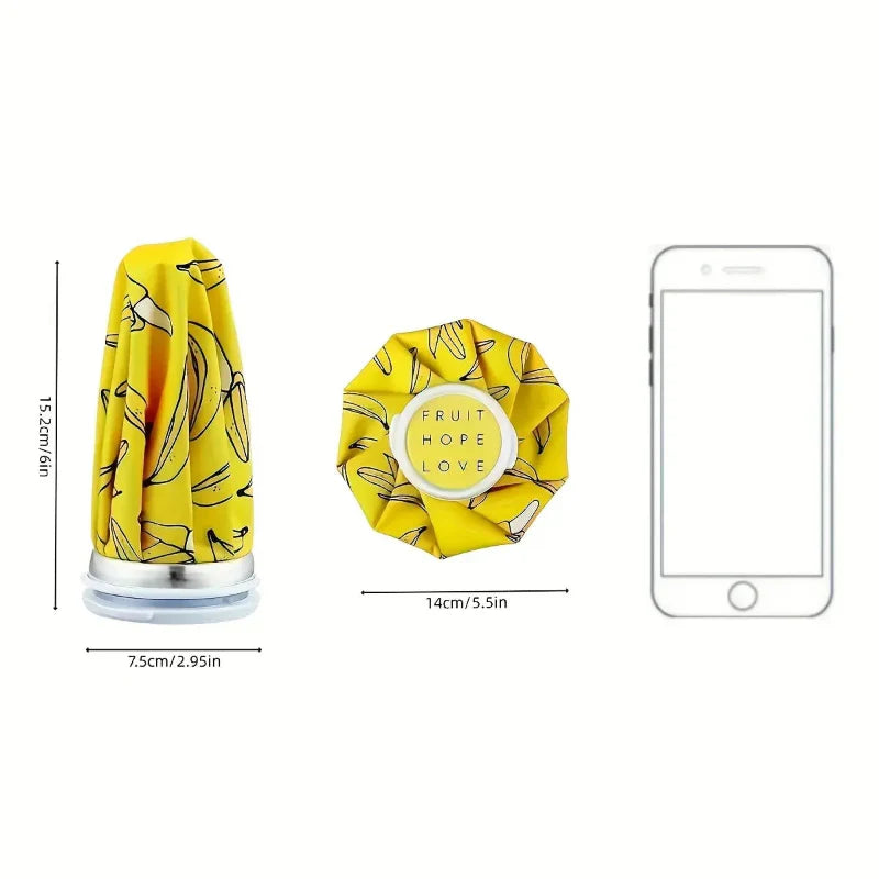 Reusable hot and cold compress ice bag