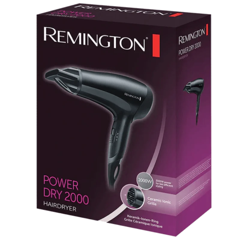 Remington D3010 Hair Dryer Power Ionic 2000w