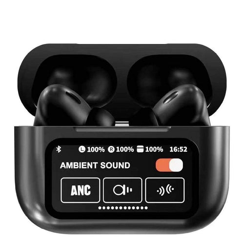 A9 PRO ANC/ENC Wireless AirPods with Smart Display & Touch Control