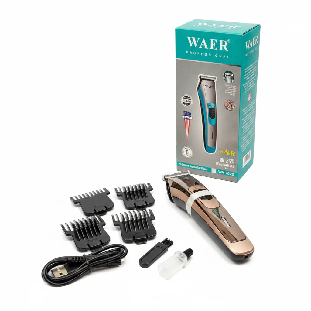 Waer Professional Cordless Hair Clipper, model WA-7022